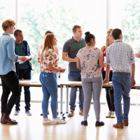 Meeting Standing Casual